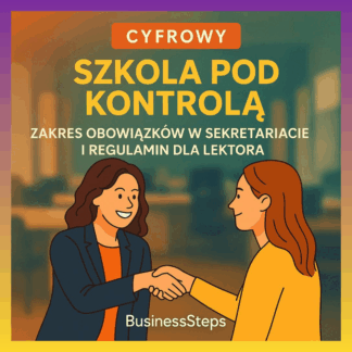 Szkoła pod kontrolą - zakres obowiązków w sekretariacie i regulamin dla lektora