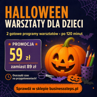 Halloween Party - dwa 2-godz. programy zabawy dla dzieci 5-10 lat
